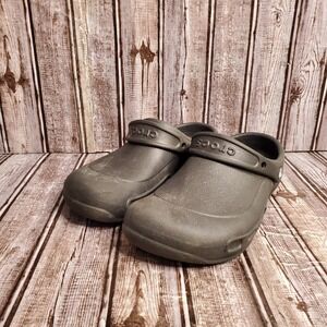 Unisex Crocs Bistro Clog Black Workwear Hospital Outdoor Slip On Men 8 Women 10